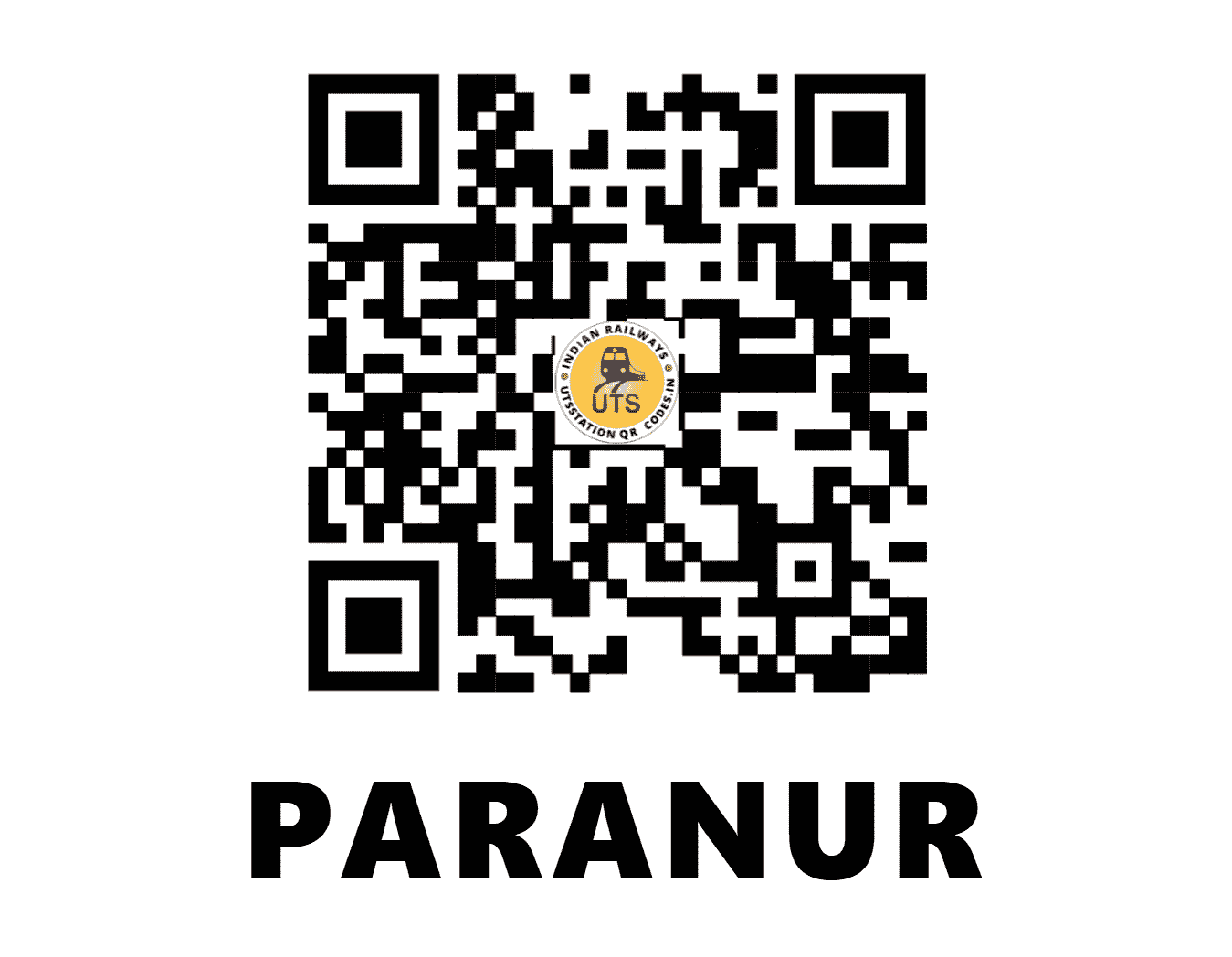 UTS QR Code for PARANUR - PWU - SR (TAMIL NADU)